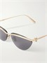 Солнцезащитные очки DiorTribales B2U в оправе «кошачий глаз» золотистого цвета DIOR EYEWEAR, золотой 47349375