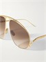 Солнцезащитные очки-авиаторы золотистого цвета LOEWE EYEWEAR, золотой 47349468