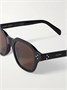 Квадратные ацетатные солнцезащитные очки CELINE EYEWEAR, черный 47349600