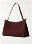Сумка Alaïa Le Click из нубука, бордовый 47350174