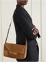 Маленькая замшевая сумка через плечо TOM FORD, коричневый 47350833