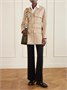 Замшевая сумка через плечо с кожаной отделкой BURBERRY, зеленый 47350835