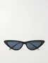 Солнцезащитные очки MissDior B4U «кошачий глаз» из ацетата и под золото DIOR EYEWEAR, черный 47352563