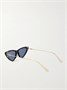 Солнцезащитные очки MissDior B4U «кошачий глаз» из ацетата и под золото DIOR EYEWEAR, черный 47352563