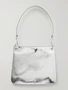 Маленькая сумка на плечо Otto из металлизированной кожи JIL SANDER 47352823