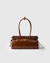 Сумка Prada Bonnie среднего размера из кожи, коричневый 47355283