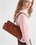 Сумка Prada Bonnie среднего размера из кожи, коричневый 47355283