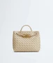 Small Andiamo BOTTEGA VENETA, бежевый 47360250