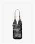 Мягкое ведро из деревянных бусин SAINT LAURENT, черный 47364481