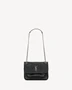 NIKI baby из винтажной кожи SAINT LAURENT, черный 47374932