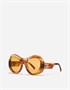Солнцезащитные очки Re-Edition DOLCE & GABBANA, коричневый 47375949