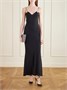 Клатч AURA из кожи со змеиным эффектом TOM FORD, черный 47323784