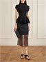 Клатч Audrey из текстурированной кожи и рафии KHAITE, мультицвет 47324022