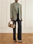 Клатч Ophidia из полосатого канваса с кожаной отделкой GUCCI, мультицвет 47324121