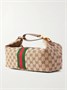 Клатч Ophidia из полосатого канваса с кожаной отделкой GUCCI, мультицвет 47324121