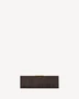 Большой клатч MIDNIGHT из угря SAINT LAURENT, коричневый 47324331
