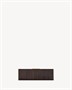 Большой клатч MIDNIGHT из угря SAINT LAURENT, коричневый 47324331