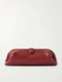 Клатч из кожи Intrecciato BOTTEGA VENETA, красный 47324346