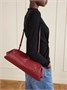 Клатч из кожи Intrecciato BOTTEGA VENETA, красный 47324346