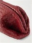 Клатч из кожи Intrecciato BOTTEGA VENETA, красный 47324346