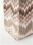Полосатая плетеная сумка из люрекса Missoni, бежевый 47339207