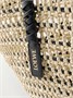 Сумка-тоут из ираки с кожаной отделкой LOEWE + Paula's Ibiza, бежевый 47339741
