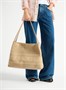 Сумка-тоут Medium Release из хлопкового букле BALMAIN, бежевый 47339825