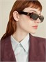 Овальные солнцезащитные очки Triomphe из ацетата с черепаховой оправой CELINE EYEWEAR, красный 47343338