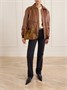 Сумка на плечо Jamie из стеганой замши с кожаной отделкой SAINT LAURENT, коричневый 47344241