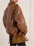 Сумка на плечо Jamie из стеганой замши с кожаной отделкой SAINT LAURENT, коричневый 47344241