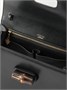 Клатч Bamboo 1947 из кожи среднего размера GUCCI, черный 47344391