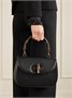 Клатч Bamboo 1947 из кожи среднего размера GUCCI, черный 47344391
