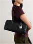 Украшенная кожаная сумка на плечо Amazona 31 LOEWE, черный 47345158