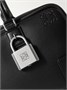 Украшенная кожаная сумка на плечо Amazona 31 LOEWE, черный 47345158