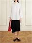 Маленькая кожаная сумка через плечо Cannolo JIL SANDER, красный 47345386