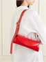 Маленькая кожаная сумка через плечо Cannolo JIL SANDER, красный 47345386