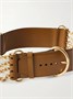 6,5 См золотисто-кожаный пояс CHLOÉ, хаки 47346025