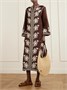 Ремешок на плечо из рафии с перфорацией, украшенный кожаной отделкой Tory Burch, розовый 47347012