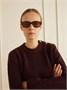 Солнцезащитные очки Intrecciato прямоугольной формы из ацетата черепахового цвета BOTTEGA VENETA EYEWEAR, коричневый 47348408
