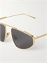 Солнцезащитные очки-авиаторы Ribbon золотистого цвета BOTTEGA VENETA EYEWEAR, золотой 47348415