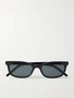 Солнцезащитные очки-кошачий глаз из ацетата Saint Laurent Eyewear, черный 47348418