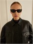Солнцезащитные очки-кошачий глаз из ацетата Saint Laurent Eyewear, черный 47348418