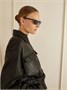 Солнцезащитные очки-кошачий глаз из ацетата Saint Laurent Eyewear, черный 47348418