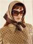 Квадратные черепаховые солнцезащитные очки из ацетата Gucci Eyewear, коричневый 47348556