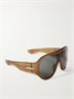 Ацетатные солнцезащитные очки-авиаторы BOTTEGA VENETA EYEWEAR, коричневый 47348780