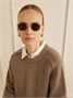 Солнцезащитные очки восьмиугольной формы с оправой золотого оттенка Cartier Eyewear, золотой 47348927