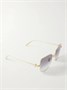 Солнцезащитные очки DiorTribales S1U в квадратной оправе золотистого цвета DIOR EYEWEAR, золотой 47349280