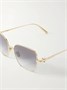 Солнцезащитные очки DiorTribales S1U в квадратной оправе золотистого цвета DIOR EYEWEAR, золотой 47349280