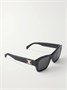 Квадратные ацетатные солнцезащитные очки Triomphe CELINE EYEWEAR, черный 47349373