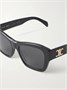 Квадратные ацетатные солнцезащитные очки Triomphe CELINE EYEWEAR, черный 47349373
